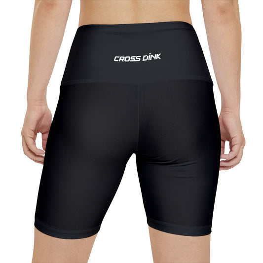 CROSS DiNK -  Black Women's Workout Shorts